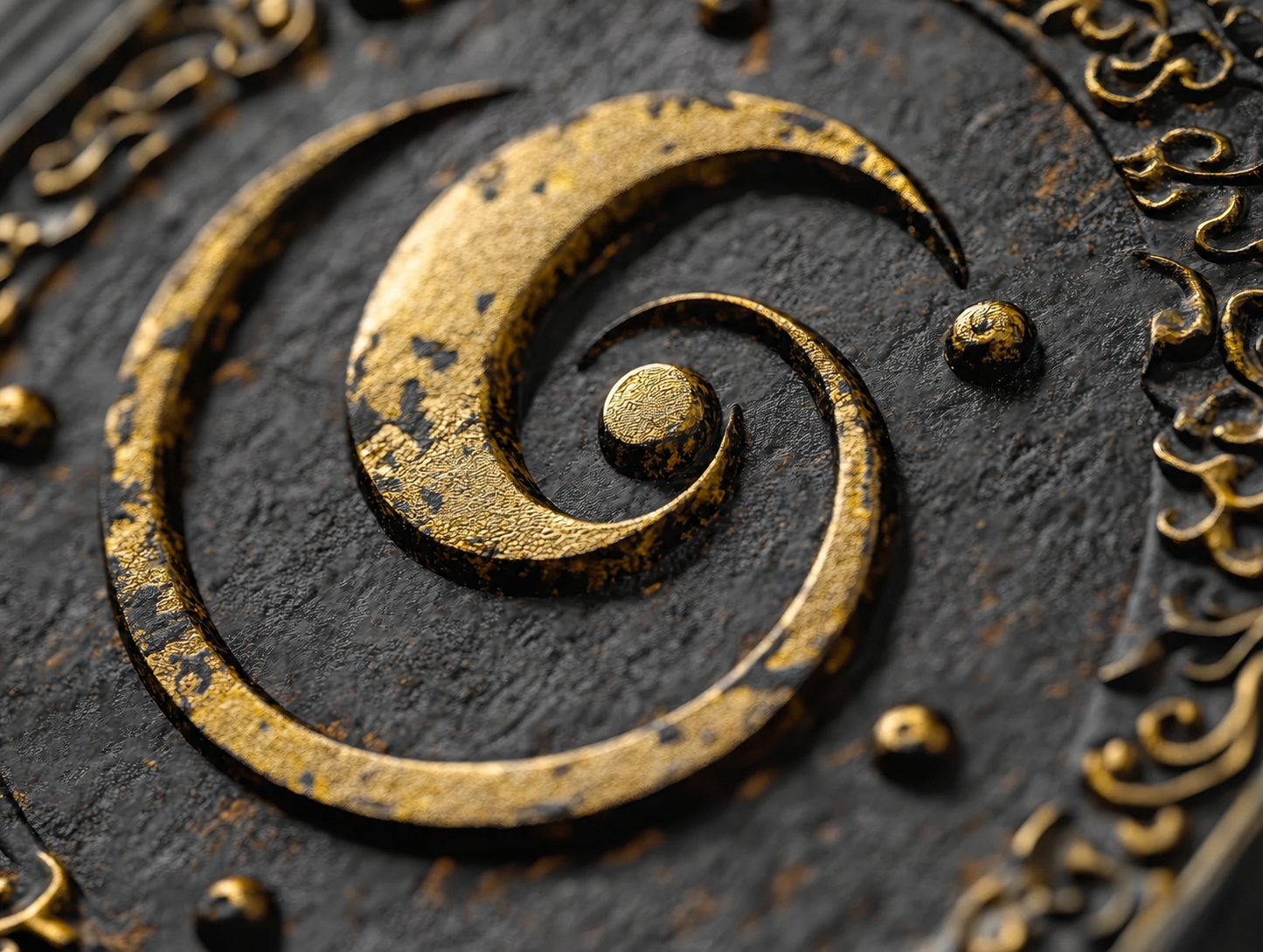 Golden Tantra spiral symbol representing tantric energy work