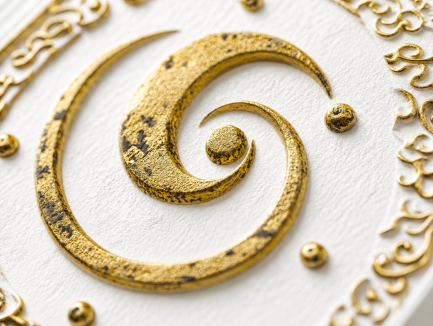 Golden Tantra spiral symbol representing spiritual energy and tantric bodywork